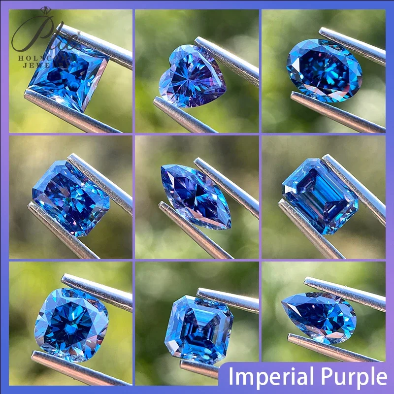 Moissanit-Diamant Asscher Oval Birnenförmiger Schliff mit GRA-Zertifikat Granatfarbe VVS1 Reinheit Perlen für Schmuckherstellung Charms – Detail 30