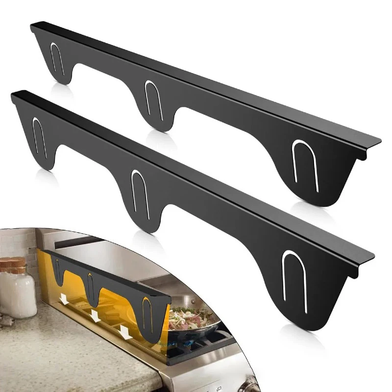 Stainless Steel Stove Gap Covers,Kitchen Stove Counter Gap Filler,Stove Guard Counter Gap Cover Length 23.4Inch