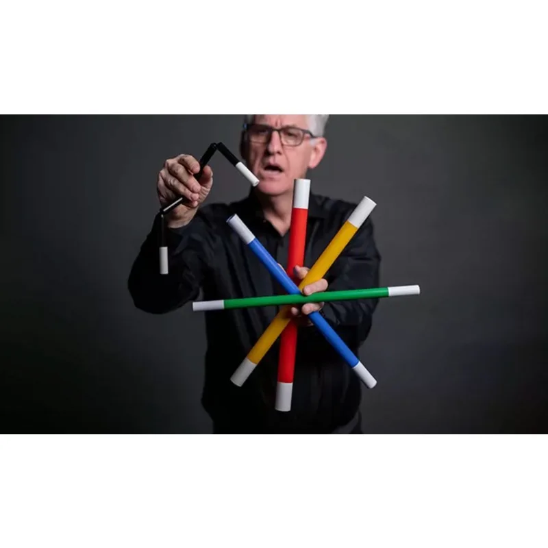 AmazeWands by Danny Orleans Multiplying Wands Magic Trick Color Changing Wand Stage Comedy Magic Props Professional Magician