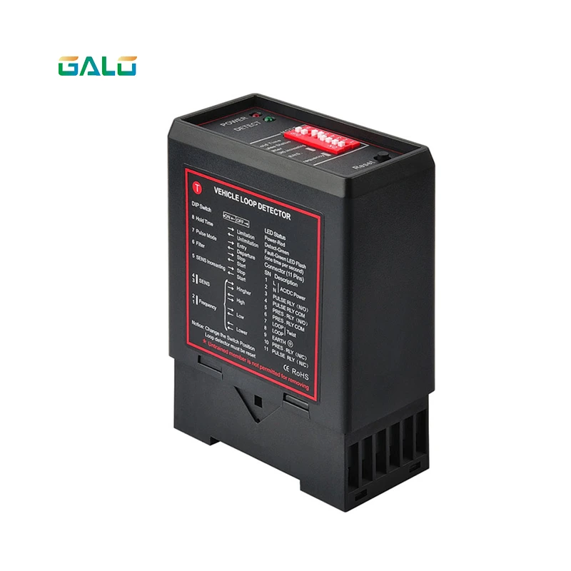 

High Sensitivity Single Channel 220V-250V Vehicle Loop Detector for Parking System/Expressway/Highway Detectpr/ETC