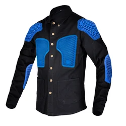 46 Motorcycle Jacket Jersay Racing Long Sleeve Waterproof T-Shirt Riding Coat With Shoulder Elbow Chest Back Pad Protect Gears