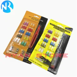 10PCS Car Fuse 32V Standard Mini Fuse insert Set 3A 5A 7.5A 10A 15A 20A 25A 30A Amp Clip Fuse For Truck Micro Small Test Pencil