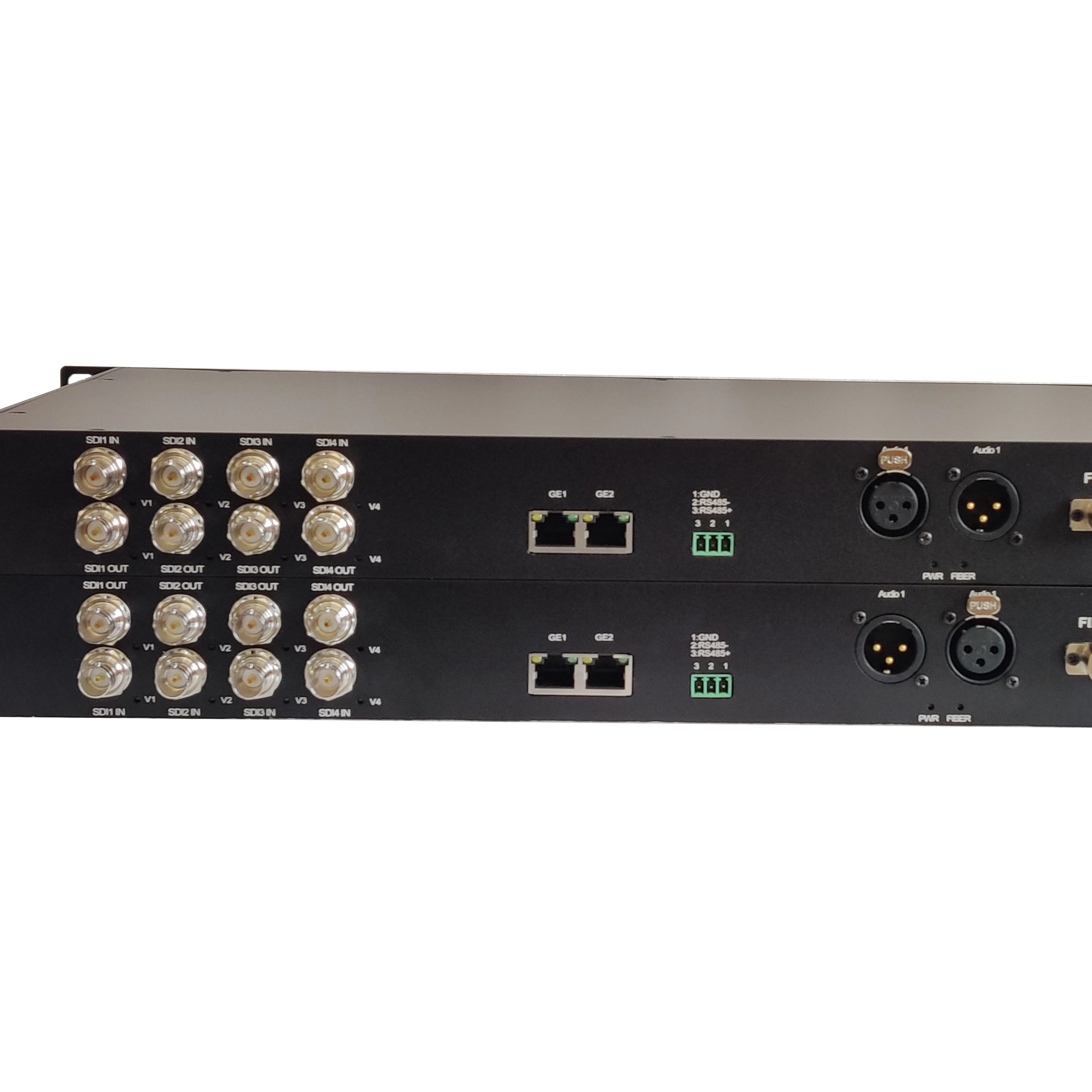 HD SDI Fiber Converter for HD Video Transmission Sports Concert Streaming SDI Video o Ethernet Systems