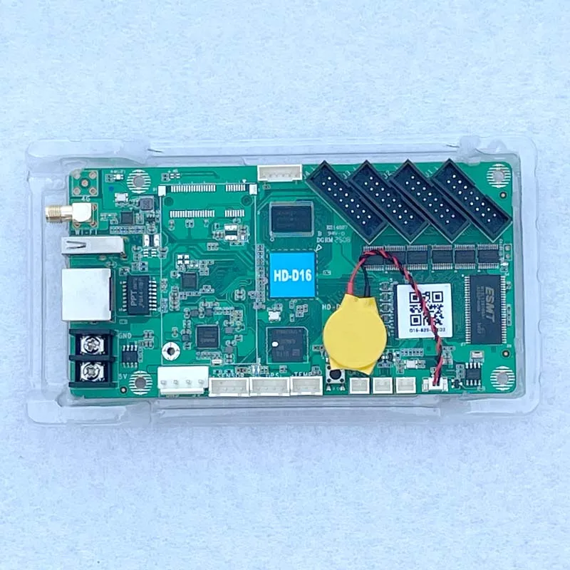 HD-D16 Full Color LED Panel Video Wall Mobile Phone WiFi Control Card LED Display Screen Pixel Display USB Port Motherboard