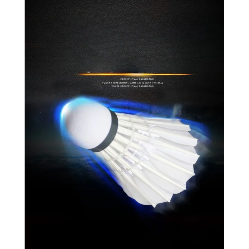 Badminton Duck Feather Shuttlecock Playing Training Ball Outdoor Durable Stable King 12 PCS 1 Tube