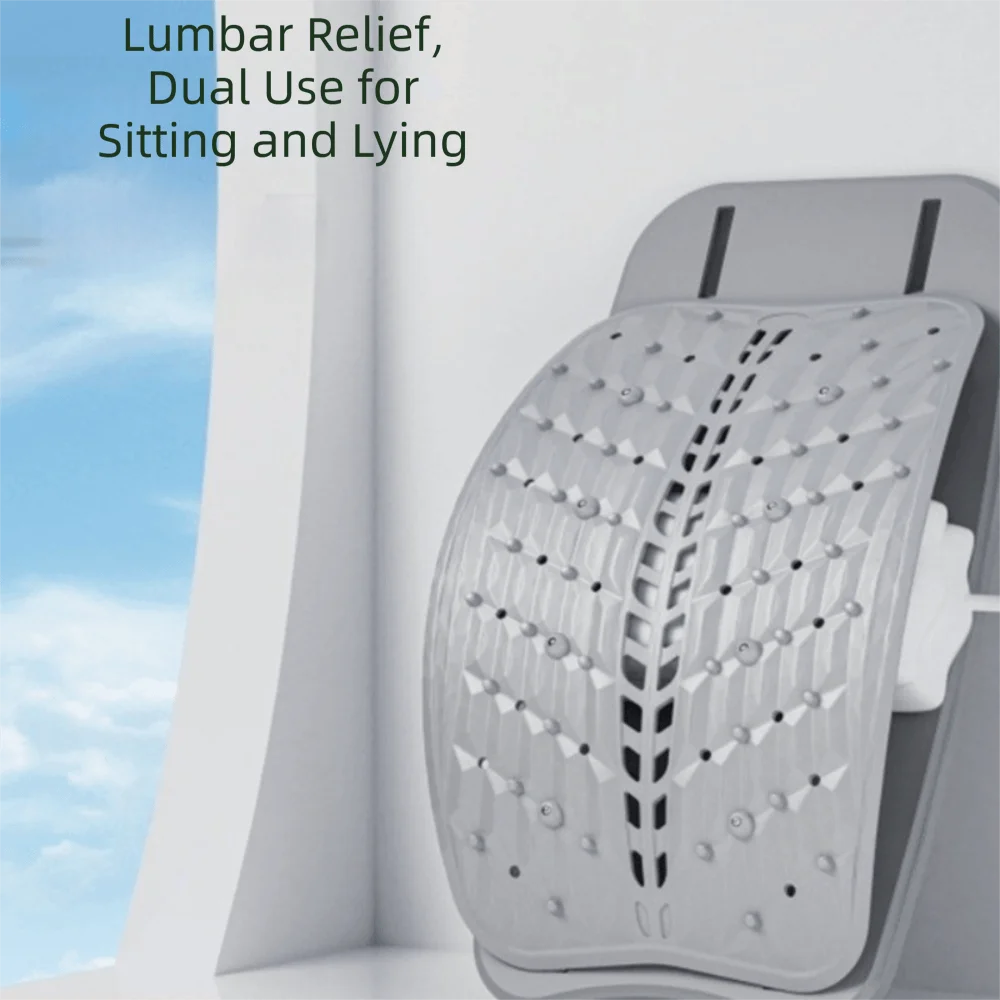 Adjustable Lumbar Traction Device Portable Inflatable Back Stretcher Load Capacity Manual Wired Waist Reliever