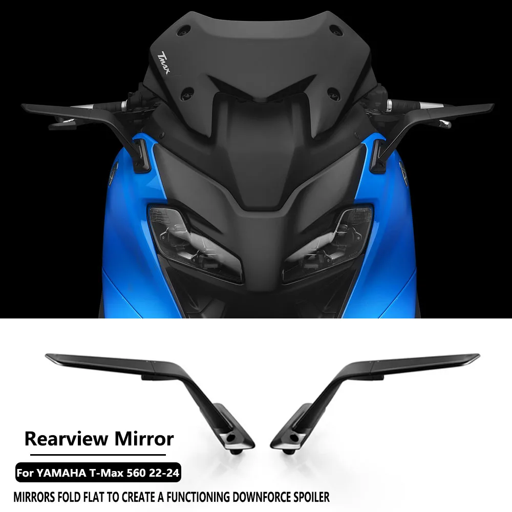 

For YAMAHA T-MAX560 T-MAX 560 TMAX560 Tech Max 560 2024 New Motorcycle Rear View Mirrors Adjustable Aluminum Mirror Accessories