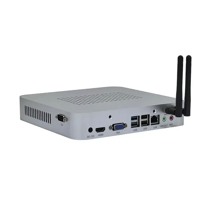 BOLRZO 2026 ELSKY manufacturer integrated fanless main board HD4001 mini computer J6412 4K 60Hz DDR4 RAM up to 16GB RS232