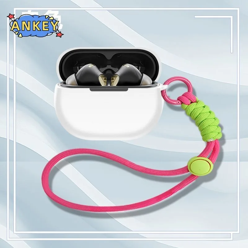 Case for Soundpeats Capsule3 Pro Pro+ Plus Protective Nylon Lanyard Soft Cover Headphone Shells Hand Rope Strap Accessories