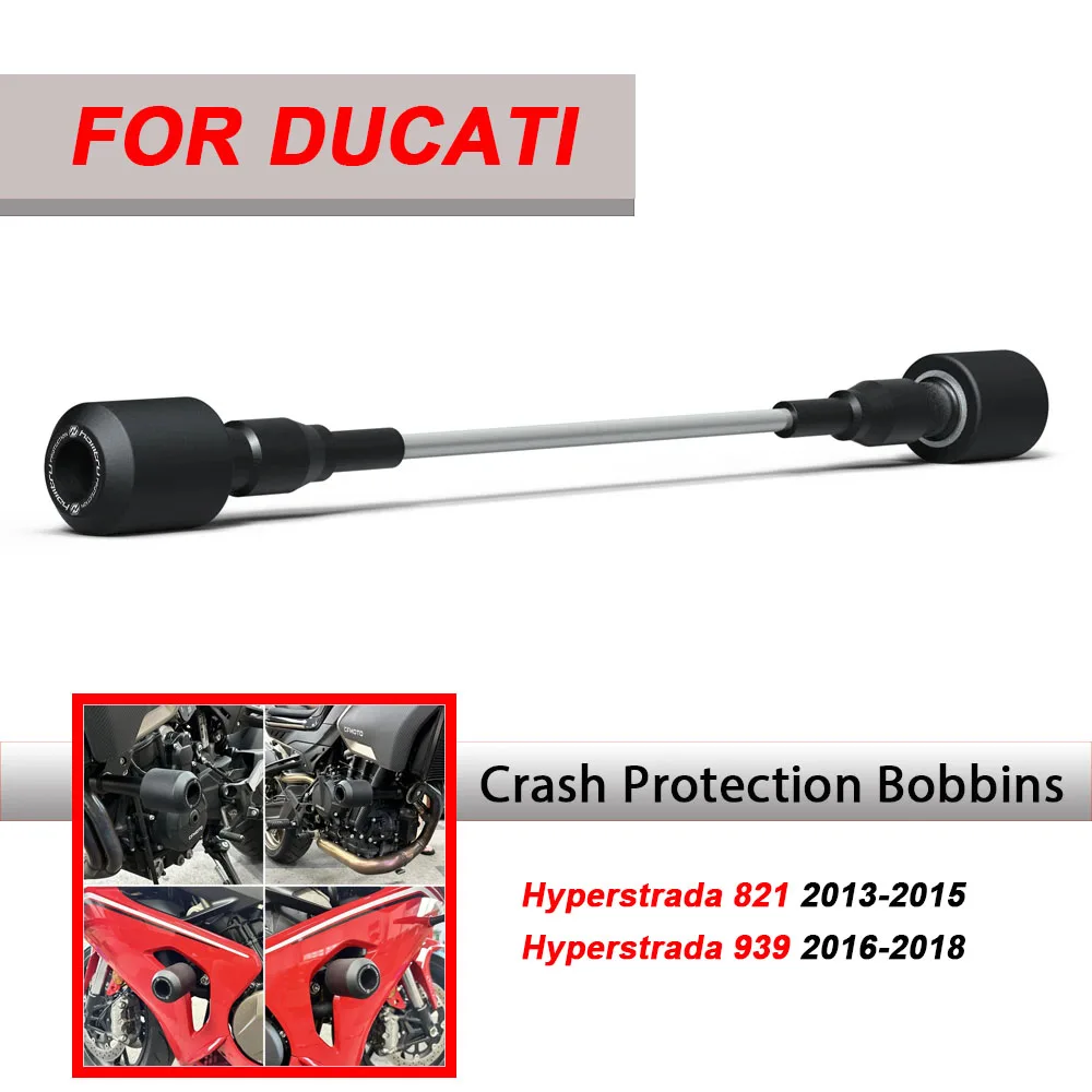 

For DUCATI Hyperstrada 821 2013-2015 Hyperstrada 939 2016-2018 Motorcycle Frame Crash Pad Engine Stator Sliders Protector