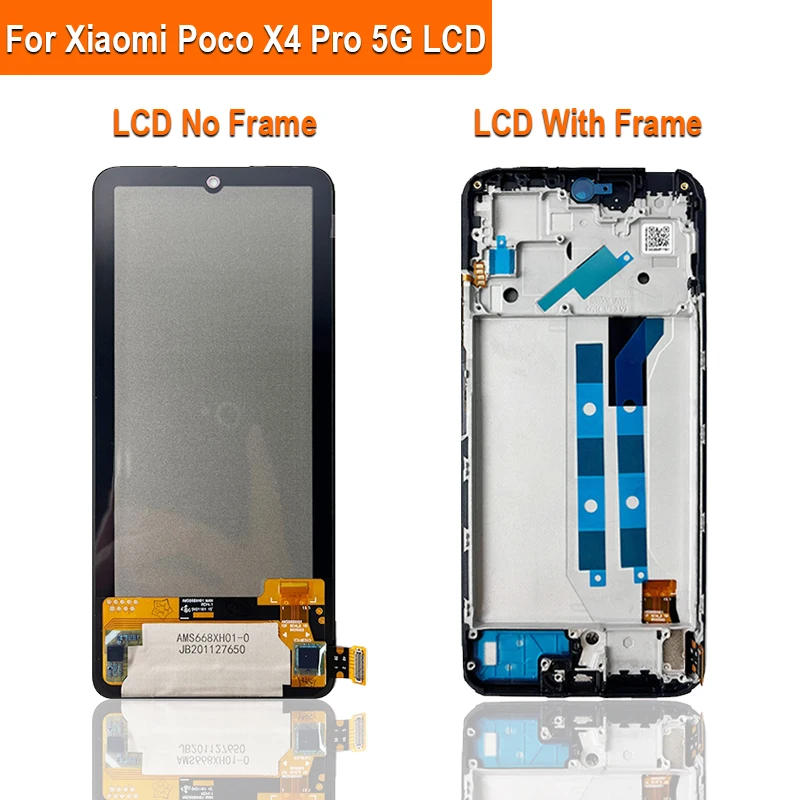 6.67\'\' Super AMOLED LCD Replaceable unit For Xiaomi Poco X4 Pro 5G LCD 2201116PG Display Touch Screen Digitizer Assembly