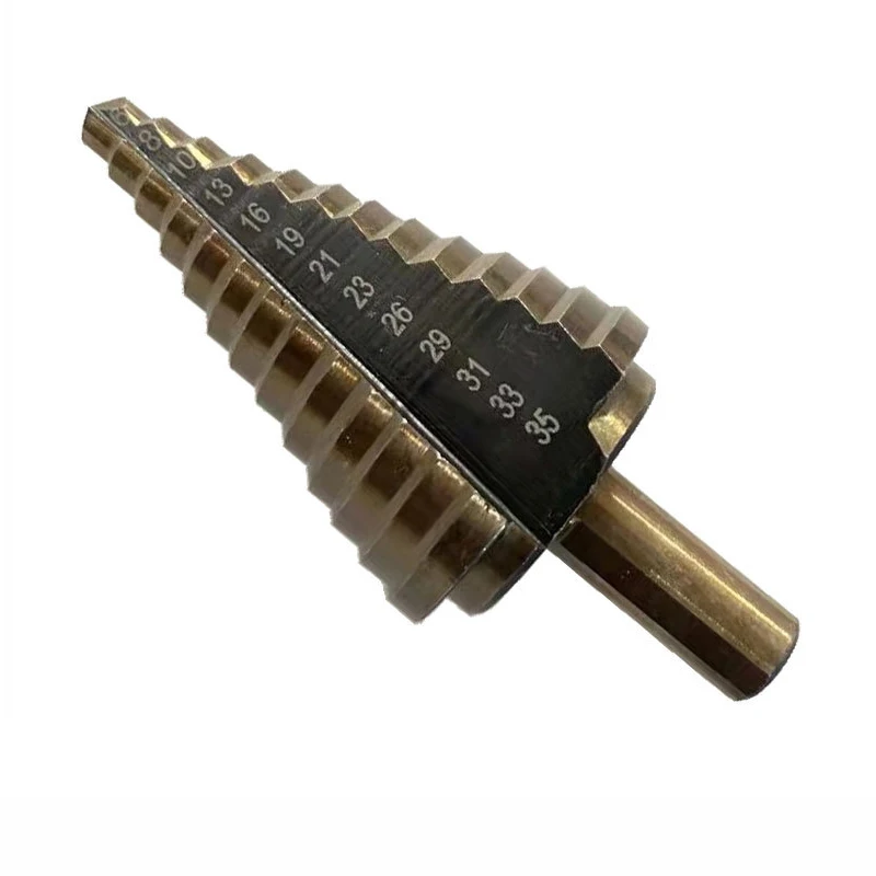 5pcs HSS Metric/Inch Cobalt Step Drill Bit Set Multiple Hole 50 Sizes Case High Speed Steel Metal Drilling Tool for Metal Wood