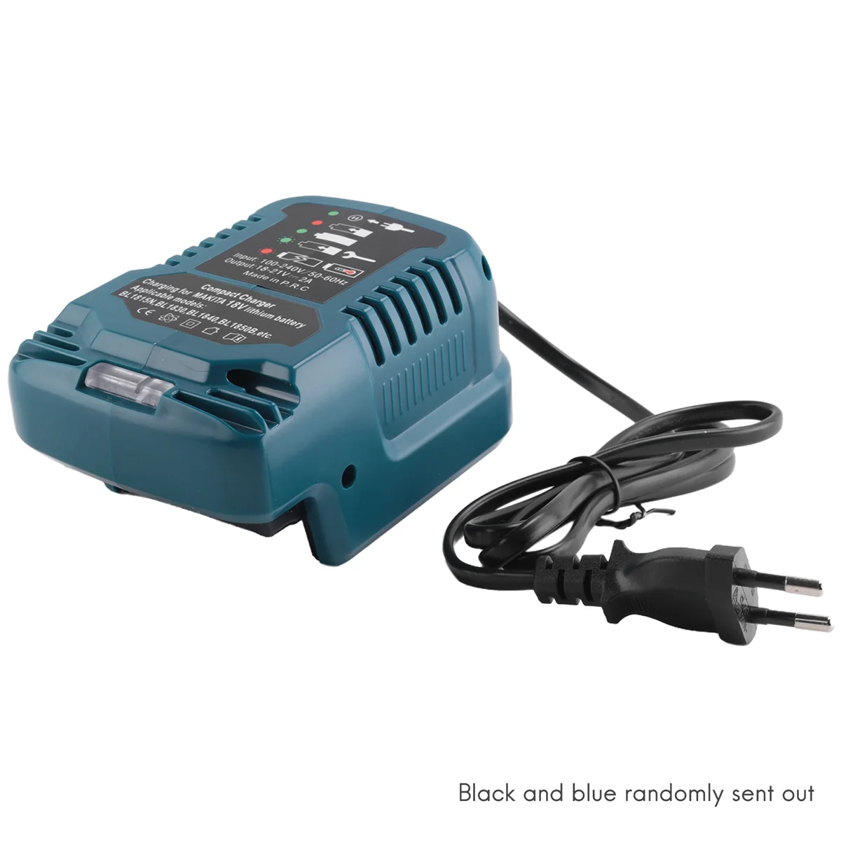 เปลี่ยนสําหรับ Makita 18V Mini Charger DC18RC เปลี่ยนสําหรับ Makita แบตเตอรี่ลิเธียม BL1860 BL1450 BL1830 EU Plug CX