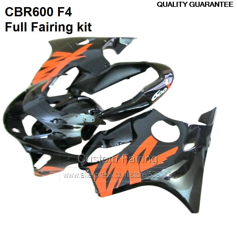 

Fairing Kit For HONDA CBR600 F4 99 00 Fairings ( Orange Matte Black ) Xl24
