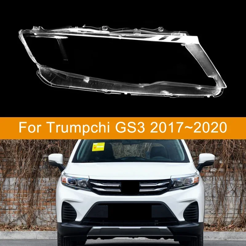 

Transparent Car Front Headlamp Lens Fit For GAC Trumpchi GS3 2017 - 2020 Headlight Cover