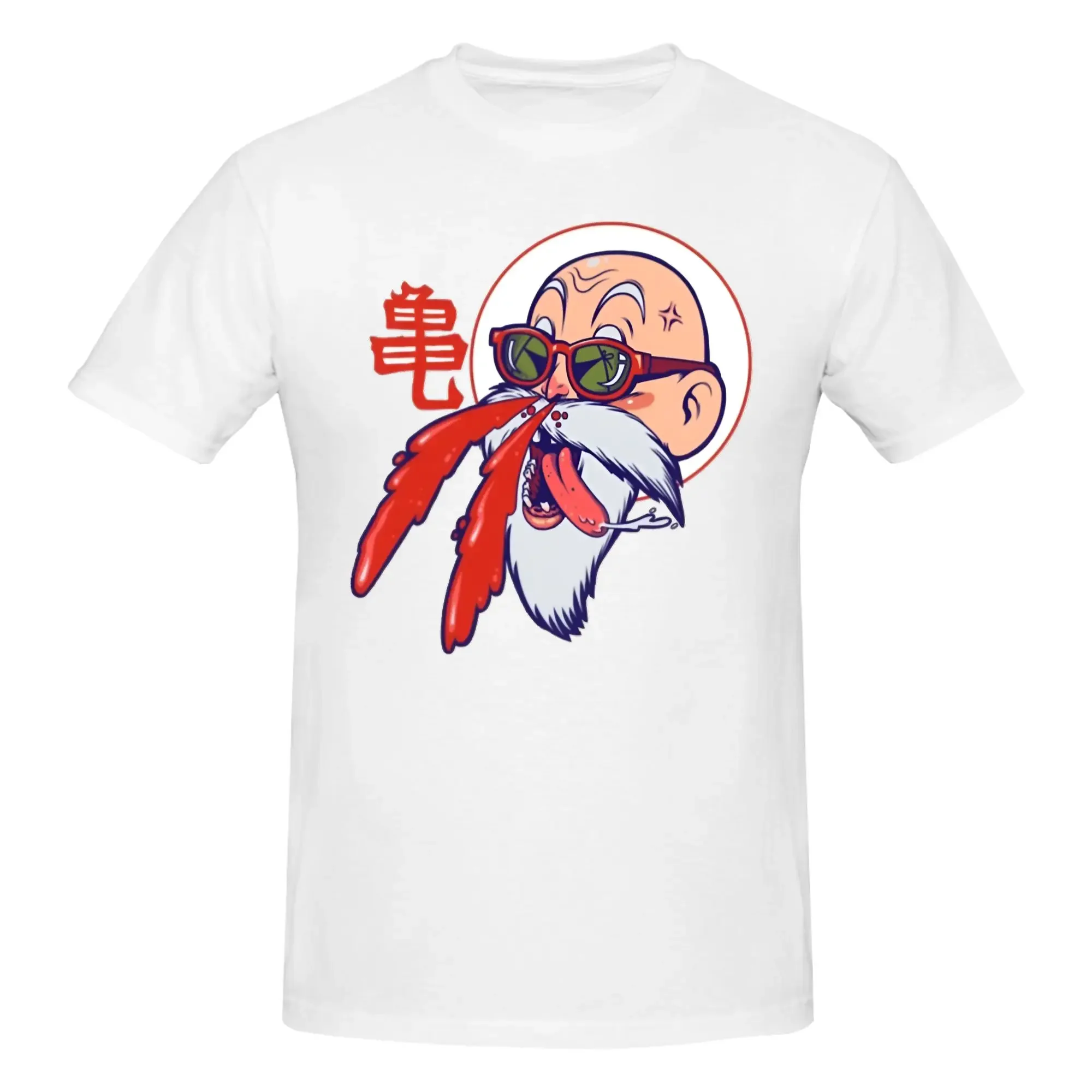 Dragon Ball Trendy Hot Items Summer 40th Anniversary Master Roshi Anime Printed T-shirt Extra Size Streetwear Unisex