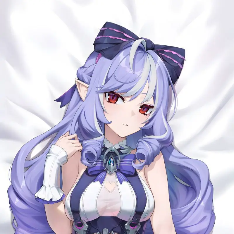 Funda de almohada de abrazo con diseño de Vivian, personaje de la serie de anime Zenless Zone Zero, con motivos sexys, ideal para cosplay, para otakús, como cojín decorativo, para la cama, y como regalo. DHDW.