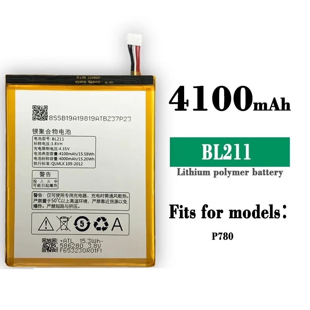 Battery BL211 Replacement Battery Bateria For Lenovo P780 BL 211 BL-211 Mobile Phone Batteries Accumulator