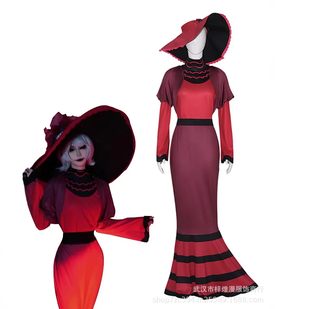 

BRM Hell Inn Cos Costume Rose Idessi Cos Costume Female Demon Lord Rosie Armband Skirt Cosplay