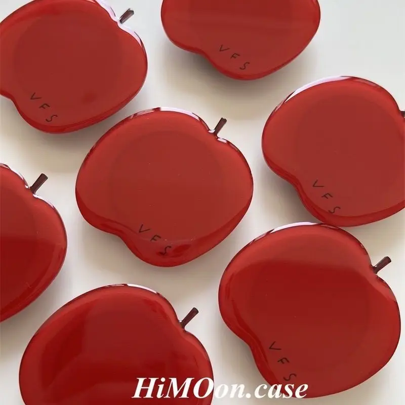 

Red Apple Phone Holder Stand ，For IPhone 16 15 Samsung Universal Phone Accessories GripTok Grip Tok Support