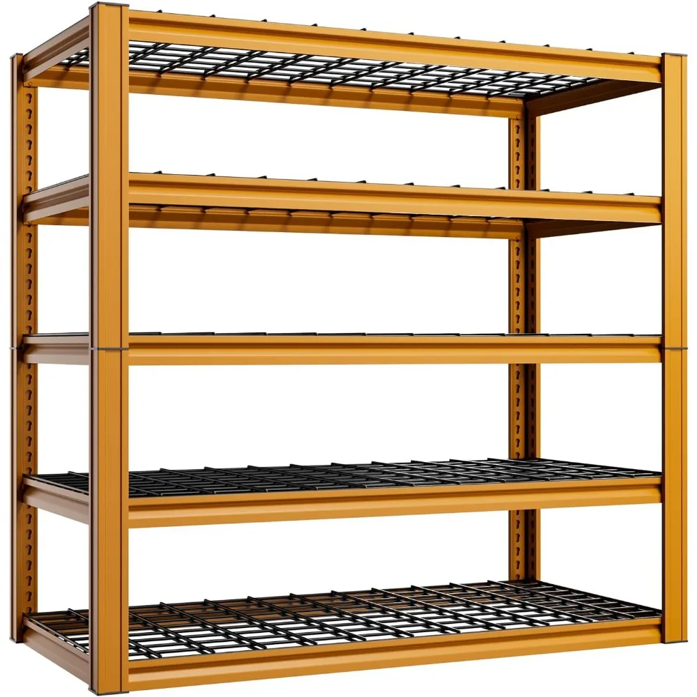 

5-Tier 48" W x 24" D x 72" H Garage Shelving 3010LBS Metal Storage Shelves Storage Shelf Heavy Duty Adjustable Shelving Units