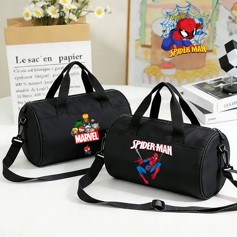 

Cute Spidermans Boys Carry Travel Tote Bags LargeCapacity Movie Men's Sports Case Kids Shoulder HandBag Anime Game Birthday Gift
