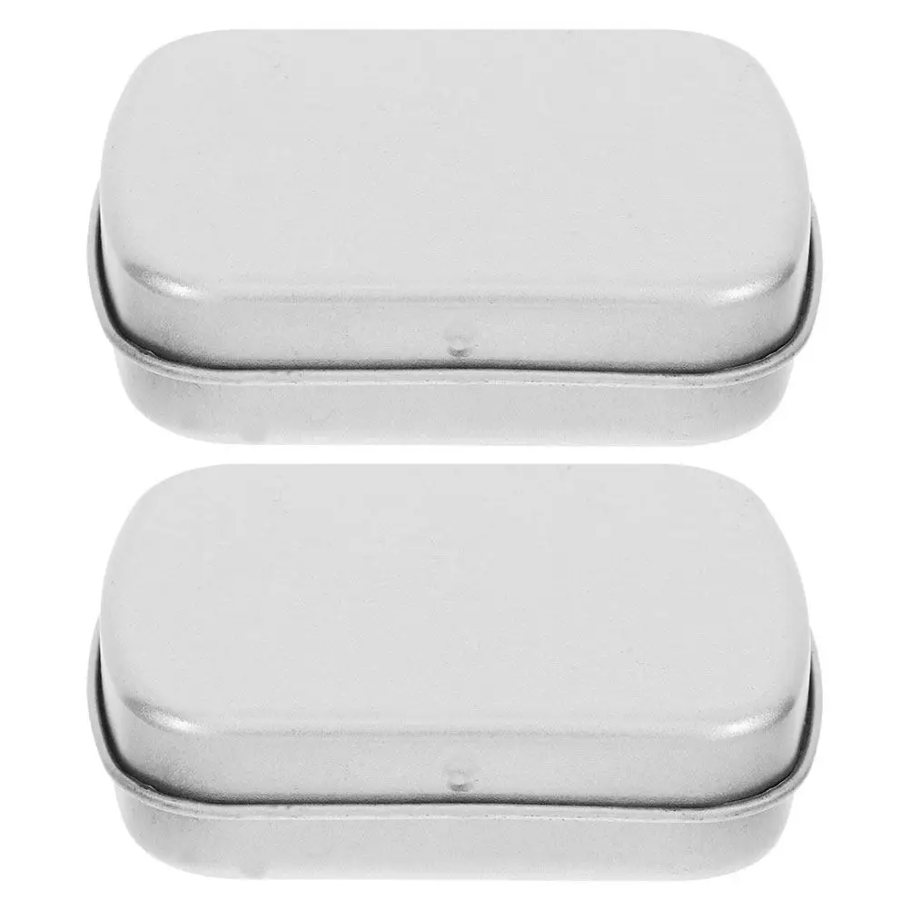 

Набор из 2 мини-контейнеров для гель-лака, металлическая палитра для акварели, дорожный лоток для смешивания красок, портативный органайзер для рукоделия, маленький разделенный контейнер