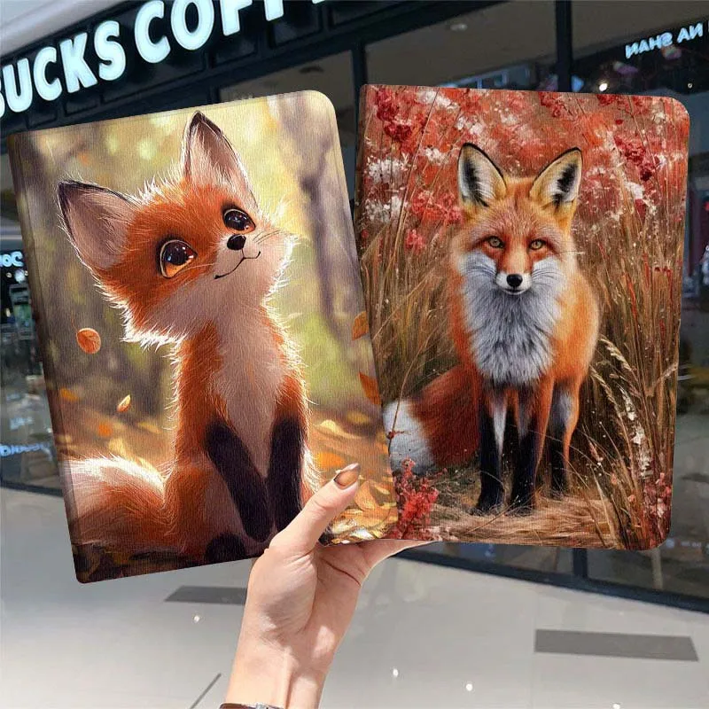 

Cute Red Fox Forest Gift For Samsung Galaxy Tab A7 A A8 A9 A11 S6 S11 10.1 10.4 10.5 Inch Lite PLus Soft Tablet Case