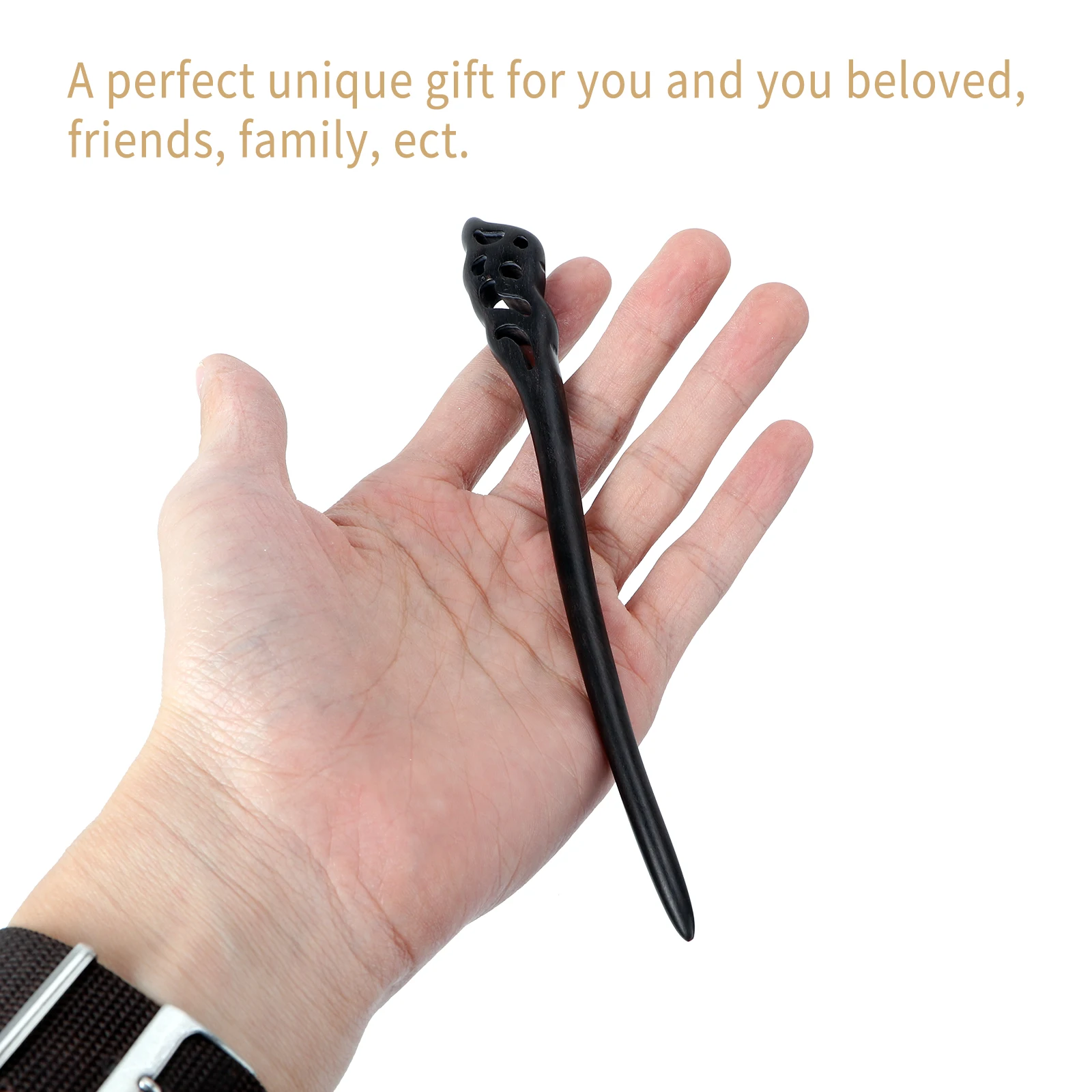 

Wood Hairpin Women Decorative Vintage Chignon Hair Chopsticks Bamboo Sticks Smooth Shining Easy Styling Eco Friendly Unique Gift