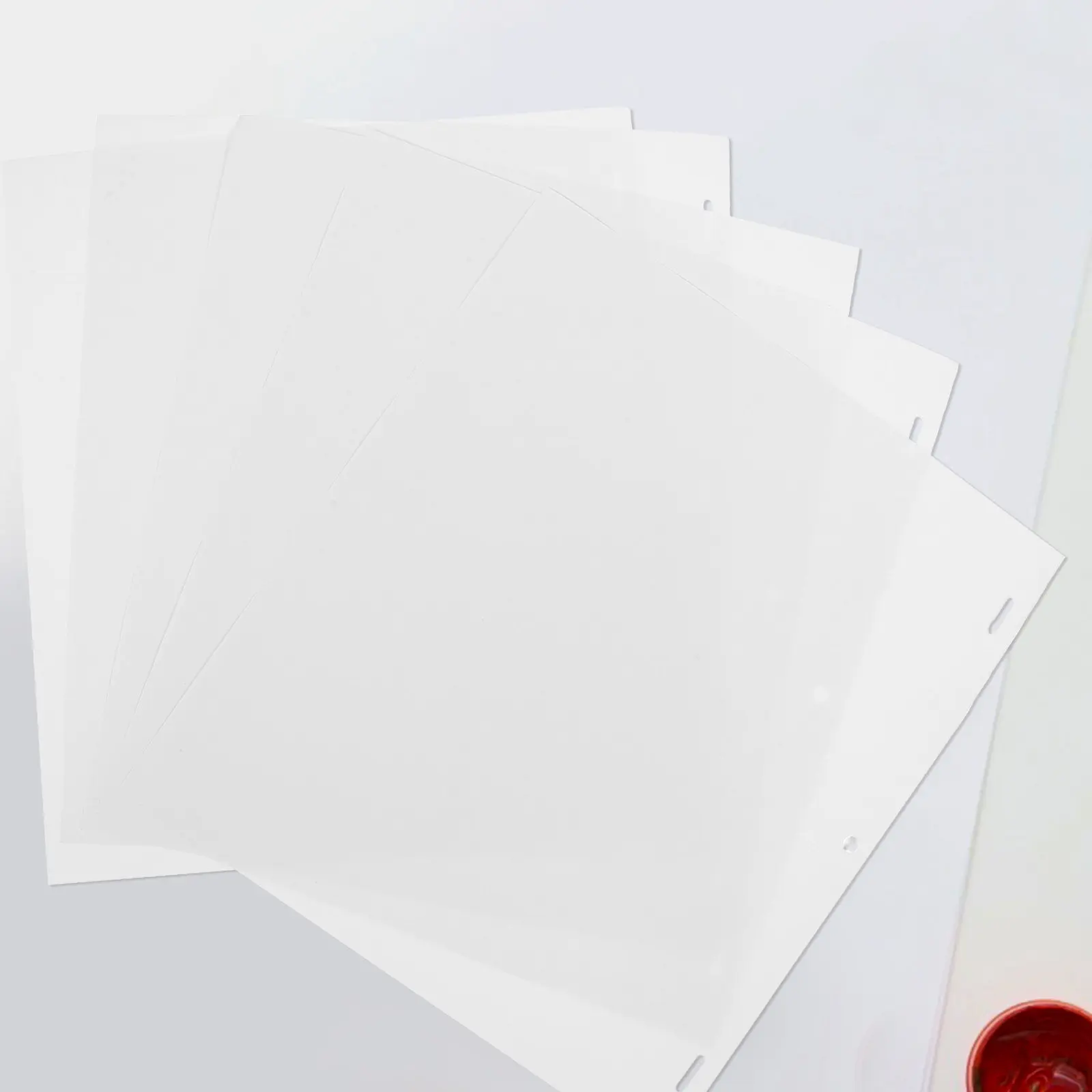 200Pcs Animation Positioning Paper Three-Hole Blank Sheets for Artists Drawing Painting Sketching Paper for Creative Use