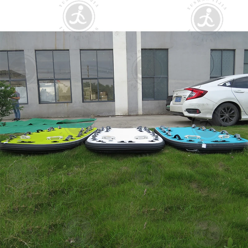 Large Inflatable Rescue Sled Water Floating Mat Board Inflatable Jet Ski Sled Rescue Board