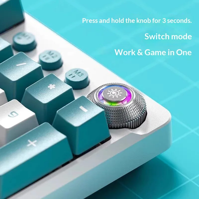 AULA F2088Pro Mechanical Keyboard And Mouse Set Wired 108 Keys Side Printed Keycaps E Sports Gaming For Desktop Computer Office view 4