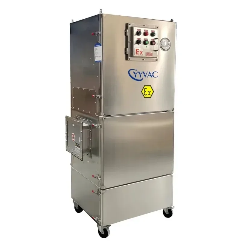 Explosion-related extreme vacuum drying material suction explosion-proof industrial dust collector