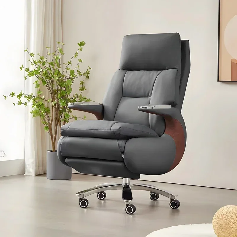 

Office leather electric boss, business president, comfortable and sedentary chair