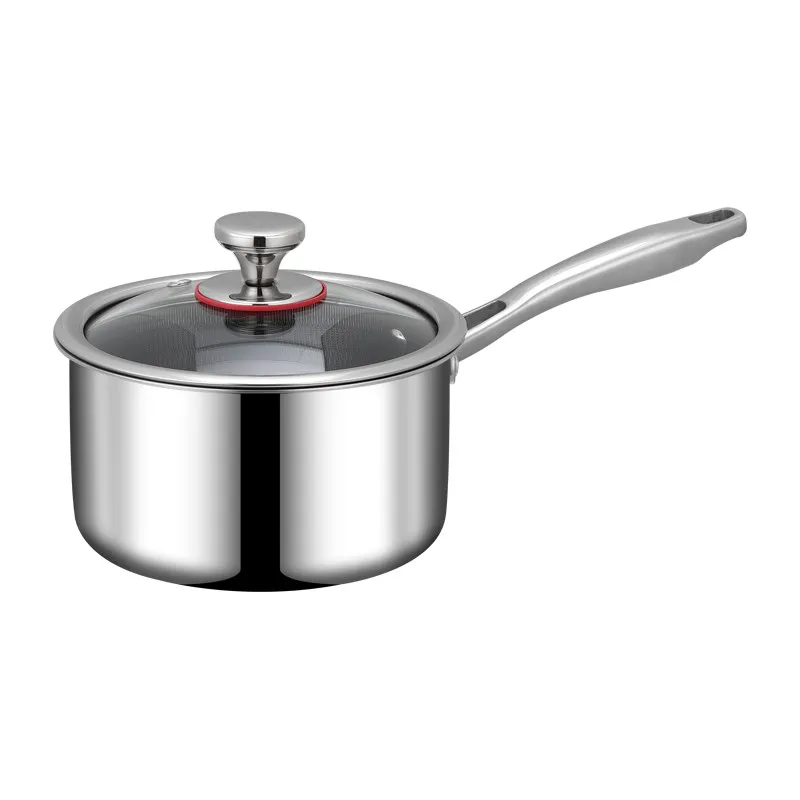 Yjq small milk pot non-stick pan stainless steel thickened household milk instant noodle cooking soup pot