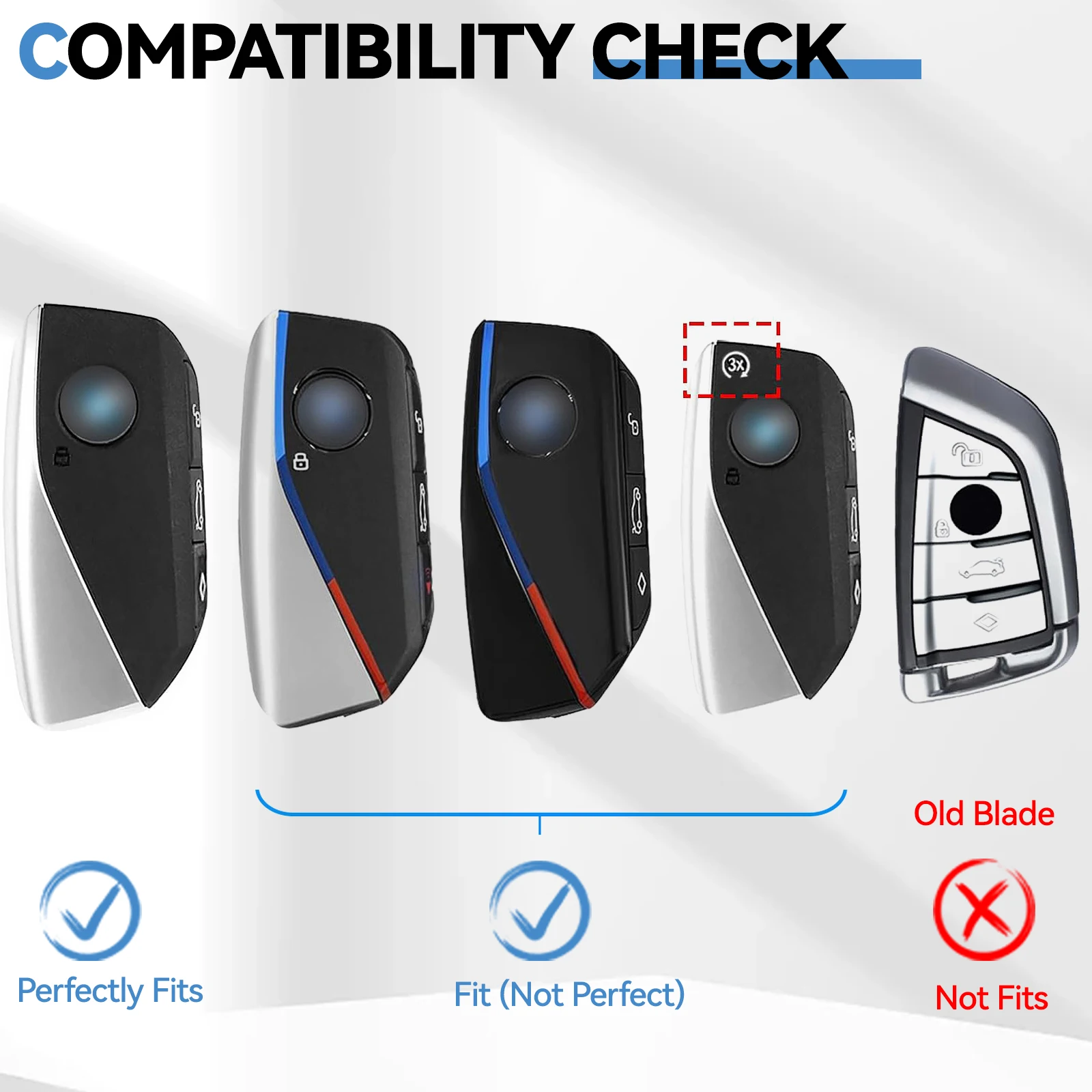 For BMW Ix I4 X7 Xm X7 X6 X5 X1 IX1 X4M 2022 2023 3 Button Silicone Remote Key Fob Keychain Ring Shell Case Cover Shell Holder