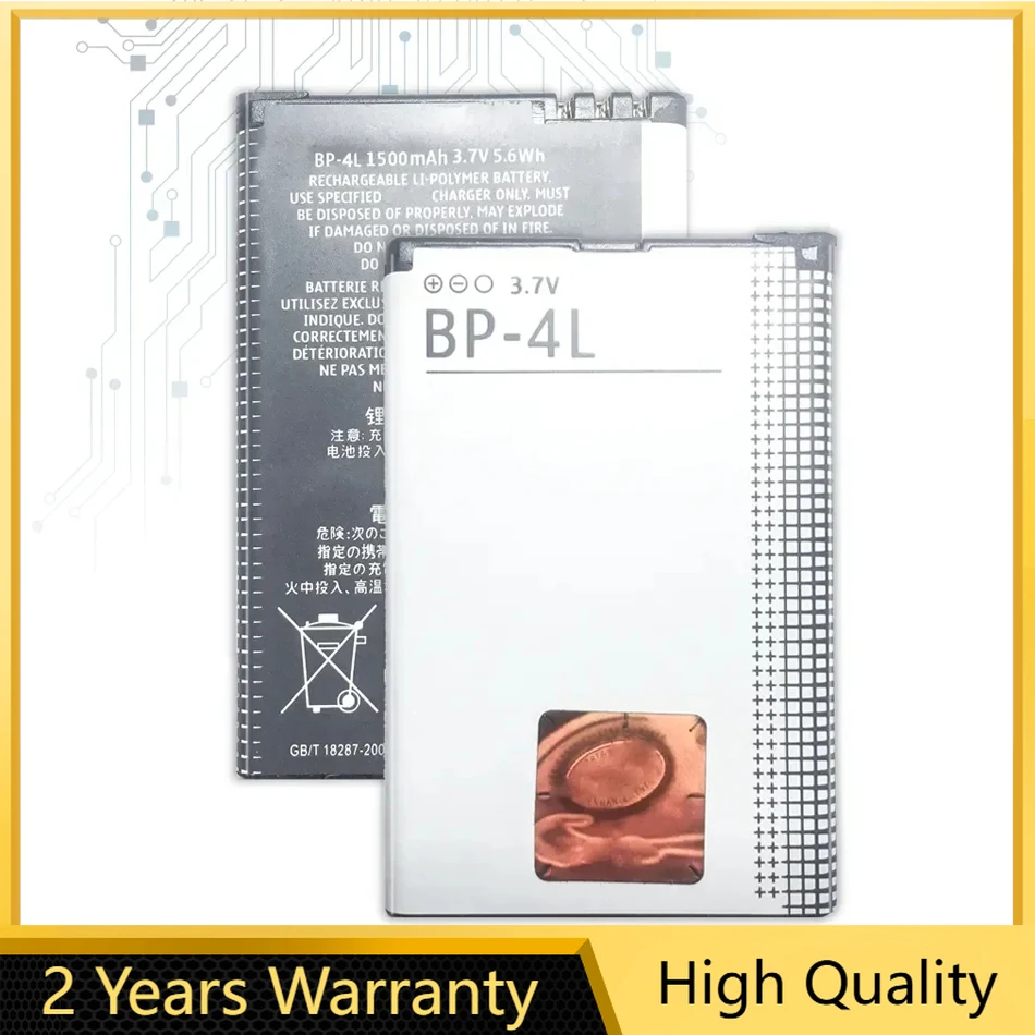 BP-4L BP4L BP 4L 1500mAh Rechargeable Lithium Battery For Nokia N97 E61i E63 E90 E95 E71 6650F N810 E72 E52 E55 E6-00