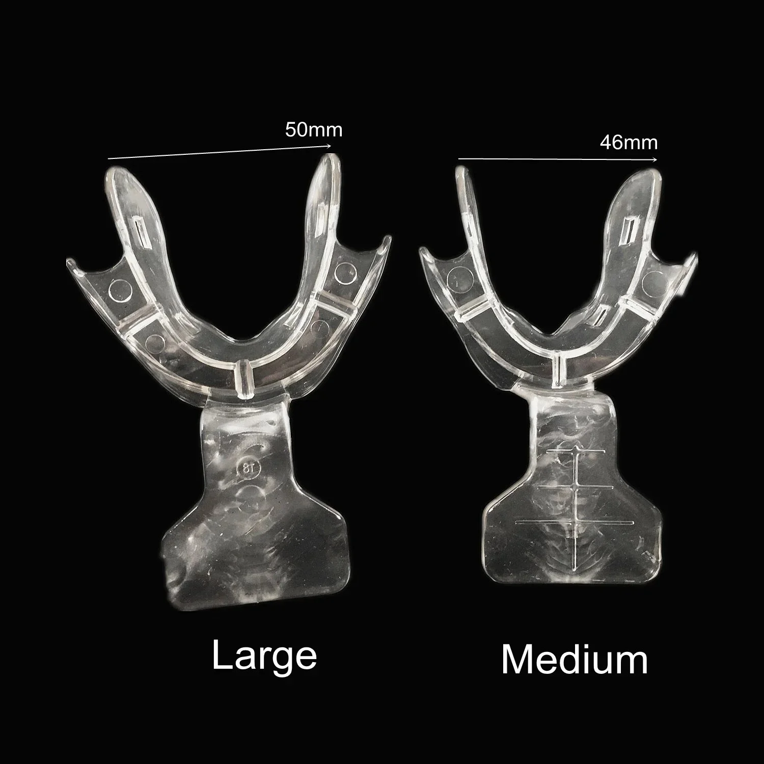 

Dental Impression FCB Tray Plastic Frame Cut Back Impression Trays Edentulou Jaw Stress Free Autoclaved 134℃ Large+Middle