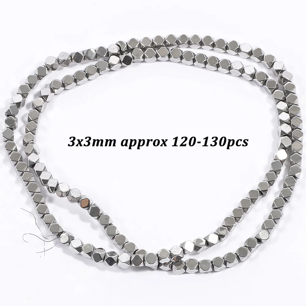 AAA+ Rhodium Hämatit Perle Natürliche Unregelmäßige Geometrische Säule Herz Stein Perlen Für Schmuck Machen Armbänder Halskette 15" zoll