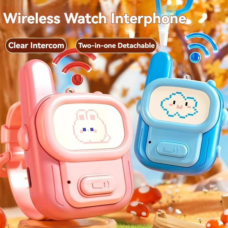 Talkie-walkie pour enfants, petit téléavertisseur portatif, Parent-enfant, sans fil, télécommande extérieure, Communication intelligente, Puzzle, jouet, cadeau pour enfant