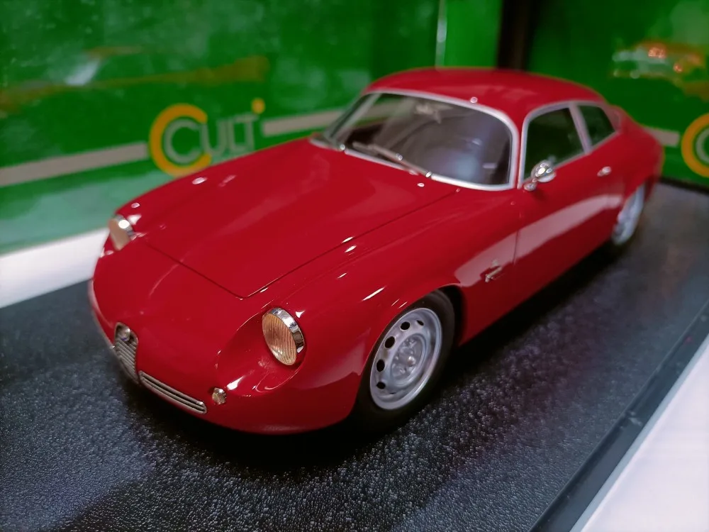 Cult 1:18 For Alfa Giulietta Sprint Zagato Coda Tronca 1961 Simulated Limited Edition Resin Alloy Static Car Model Toy Gift