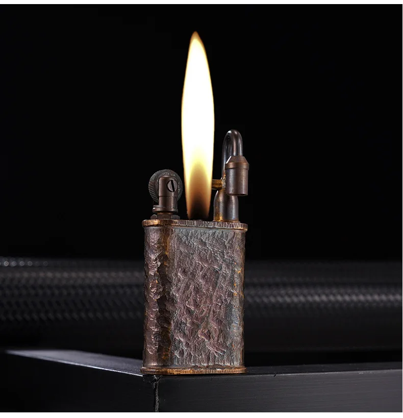 

Латунная керосиновая зажигалка ручной работы, зажигалка ручной работы, аксессуары для сигарет, коллекция хобби, мужские подарочные дымовые аксессуары