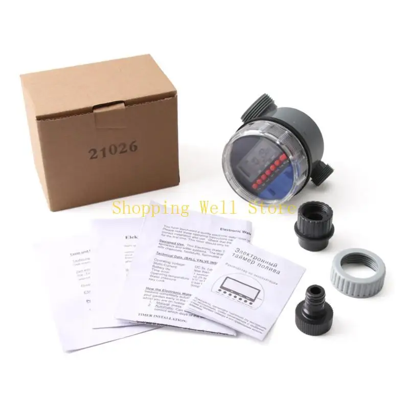 KX4B Multipurpose Irrigation Timer With Valves Garden Watering System Timer Adjustable Irrigation Controller for Lawns