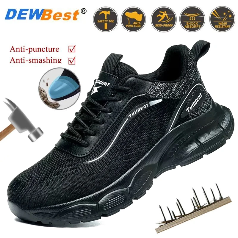 Men's summer anti-odour breathable anti-smash anti-puncture electrician insulated shoes lightweight safety work shoes