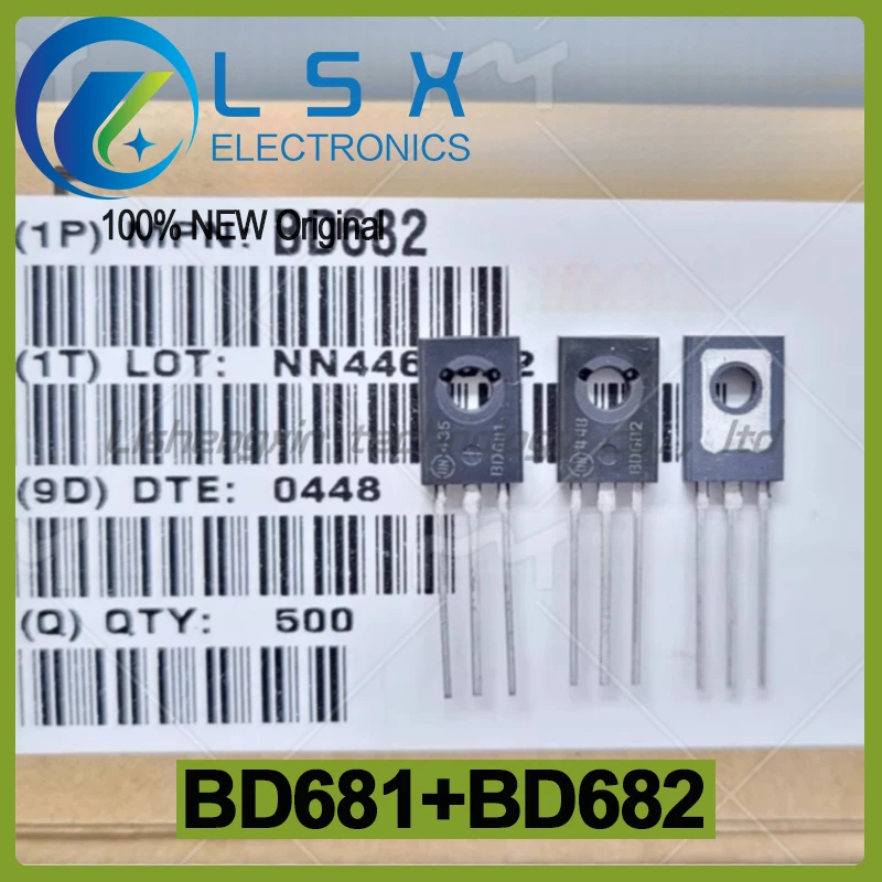 5 أزواج (10 قطعة) BD681 + BD682 TO-126 جديدة ومبتكرة #1