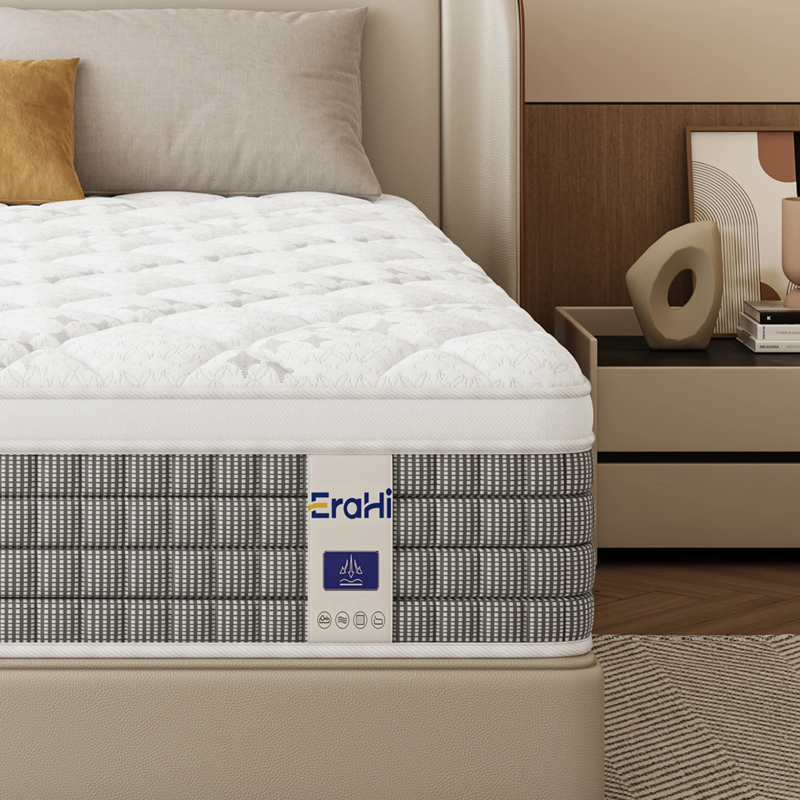 12インチ/14インチのツイン、フル、クイーン、キングサイズ - Memory Foam Mattress In A Box Queen のレビューと価格