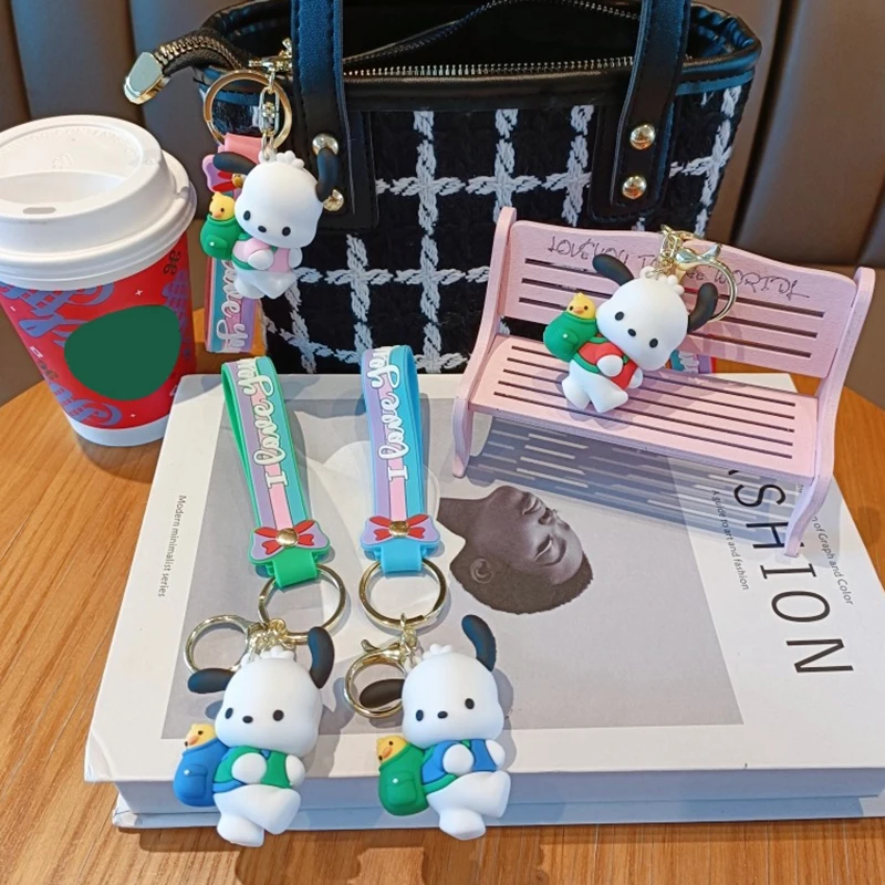 

Брелок Sanrio, милый брелок, кукла, кулон, изысканный автомобильный брелок, школьный брелок