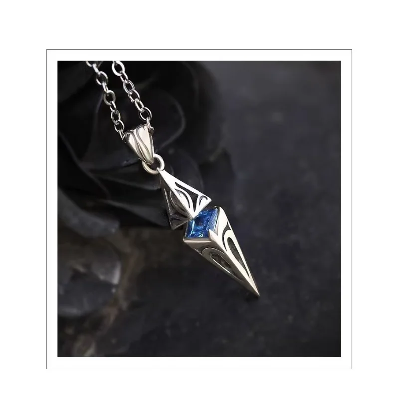 

925 Sterling Silver Necklace with Brilliant Zircon, Unisex Fashion Accessory, Ideal Gift for Weddings and Parties