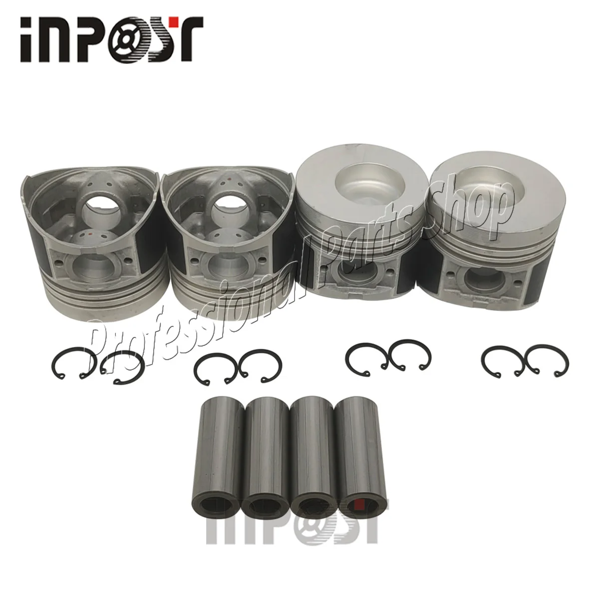 

4 PCS Piston Set STD for Mitsubishi K4N