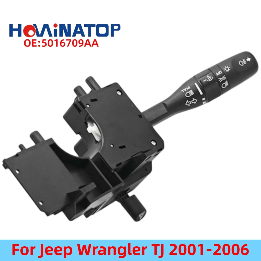 HOWINATOP 5016709AA 629-00646 Turn Signal Combination Switch For Jeep Wrangler TJ 2001-2006 OEM Replacement
